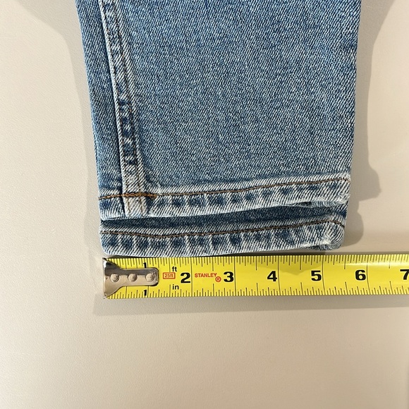 RE/DONE 90s Ankle Crop Jeans in Hazey Indigo Size 26 - Picture 12 of 13